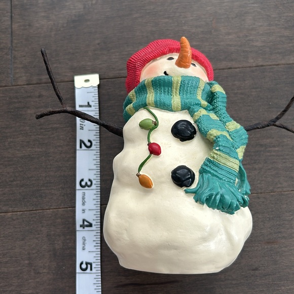 HALLMARK Mitford “Moe” Snowman, Teal Christmas Lights Holiday Decor, Christmas - Picture 10 of 10